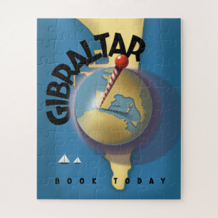 Puzzle Affiche de voyage à Gibraltar