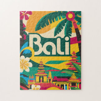 Puzzle Affiche de voyage Bali Indonésie