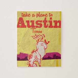 Puzzle Affiche de voyage d'Austin Texas