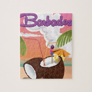 Puzzle Affiche de voyage de Barbados Vacances