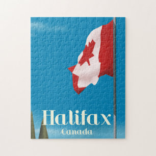 Puzzle Affiche de voyage de Halifax Canada