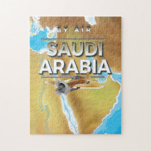 Puzzle Affiche de voyage en Arabie vintage