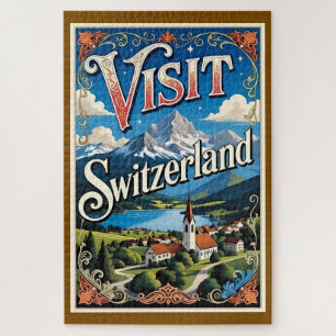 Puzzle Affiche de voyage en Suisse