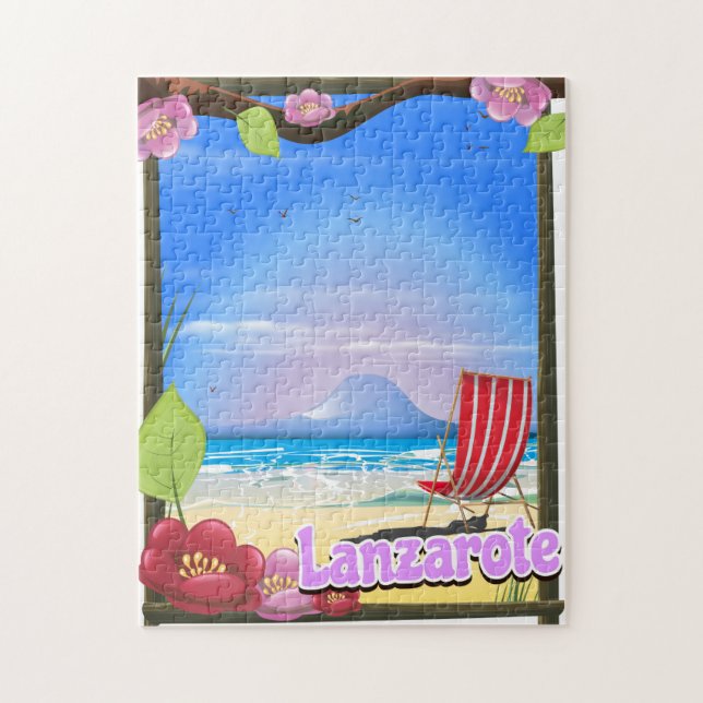 Puzzle Affiche de voyage Lanzarote (Vertical)