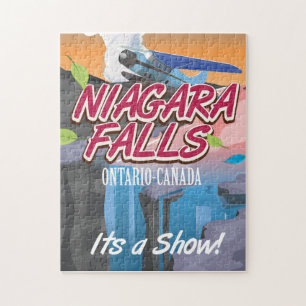 Puzzle Affiche de voyage Niagara Falls Ontario Canada