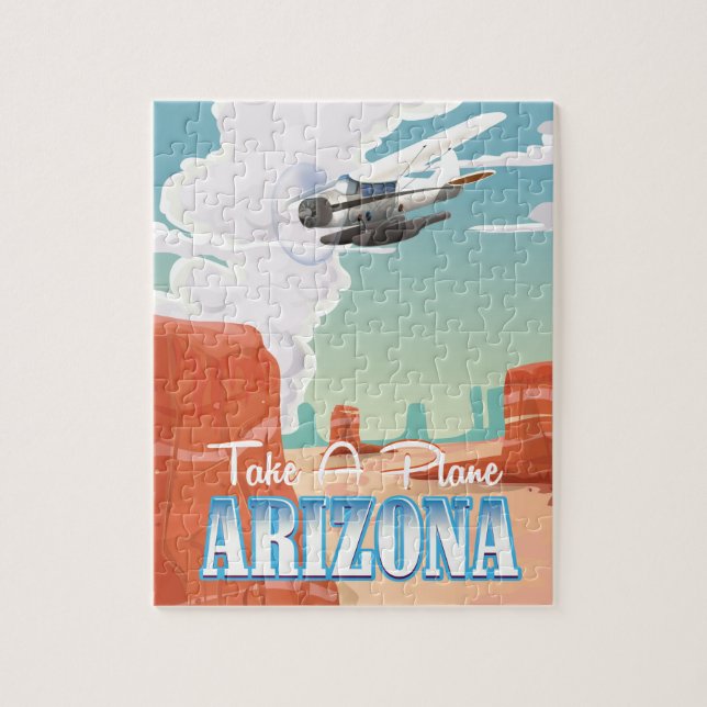 Puzzle Affiche de voyage vintage Arizona (Vertical)