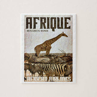 Puzzle Affiche du tourisme en Afrique