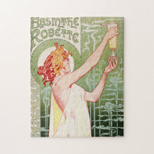 Puzzle Affiche française "absinthe Robette " de nouveau