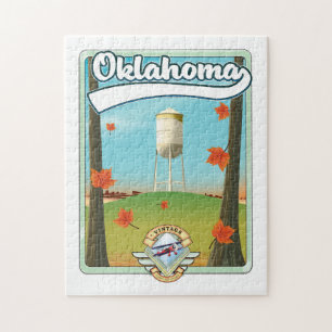 Puzzle Affiche Oklahoma Travel