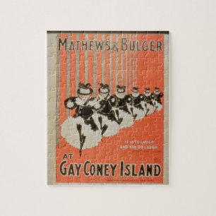 Puzzle Affiche pour "Mathews et Bulger" chez Coney Island