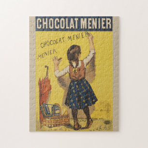 Puzzle Affiche vintage Chocolat Menier française Art Boui