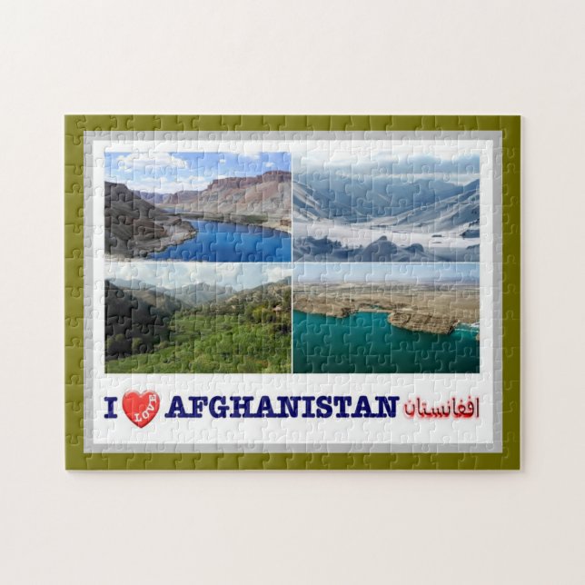 Puzzle Afghanistan - Paysages - I Love - (Horizontal)