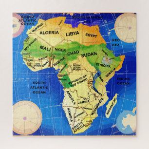 Puzzle Africa map
