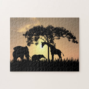 Puzzle africain de safari