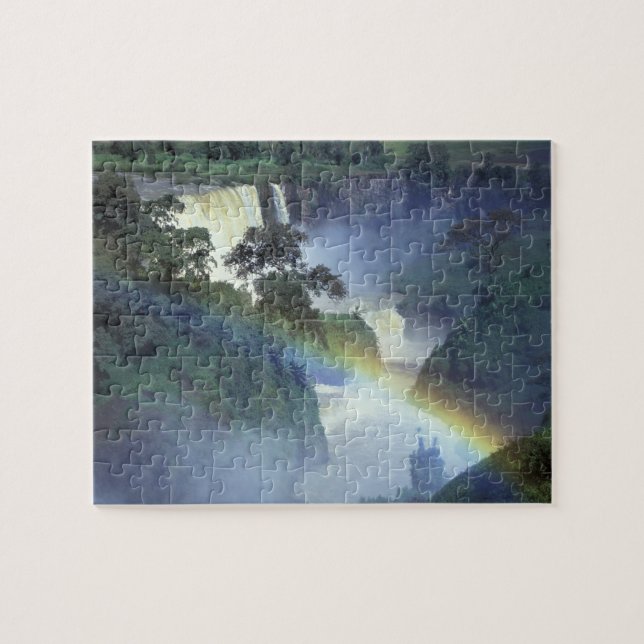 Puzzle Afrique, Ethiopie, Nil Bleu, Cataract. (Horizontal)