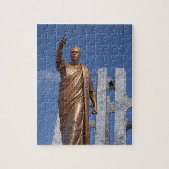 Puzzle Afrique, Ghana, Accra. Mausolée de Nkrumah, finale (Vertical)