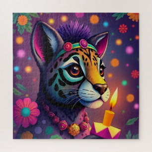 Puzzle afro-kwanzaa Animaux sauvages déguisés