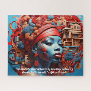 Puzzle Afrofuturisme : Beauté et patrimoine africains vib