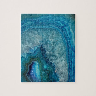 Puzzle Agate bleue