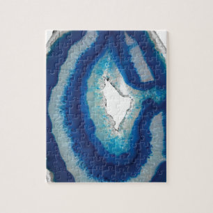 Puzzle Agate bleue