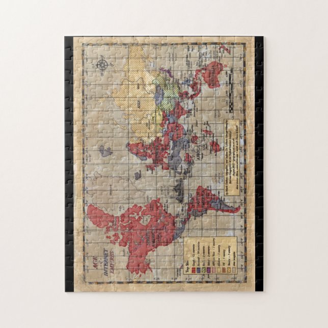 Puzzle Âge des empires d'Internet (Vertical)