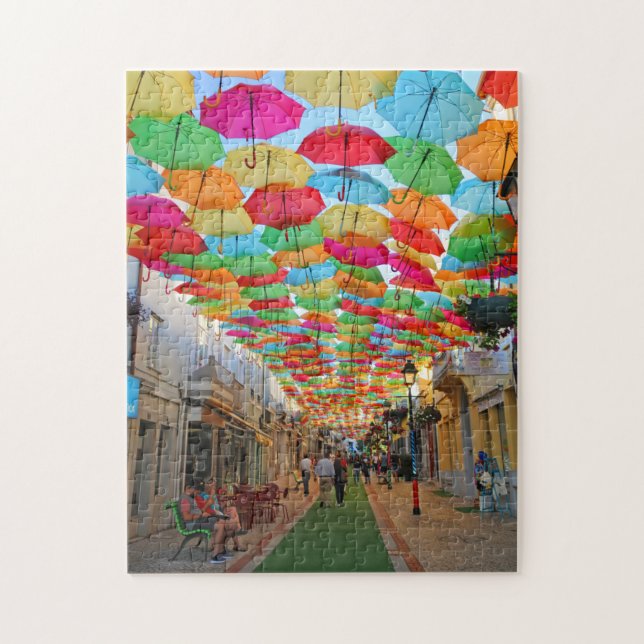 Puzzle Agueda Umbrella Sky Festival - Le vrai Portugal (Vertical)