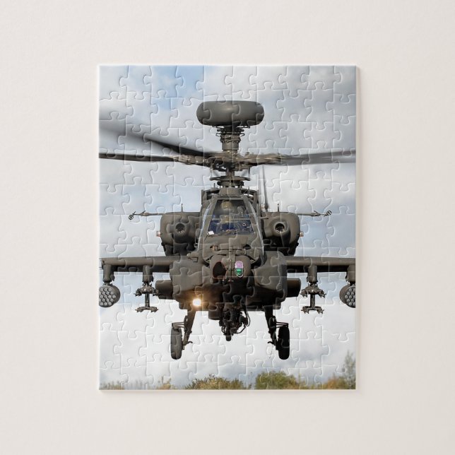 Puzzle ah 64 apache longbow hélicoptère militaire (Vertical)