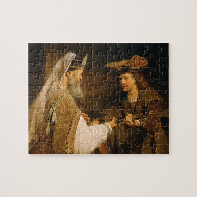 Puzzle Ahimelech donnant l'épée de Goliath à David (Horizontal)