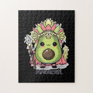 Puzzle Ahuacatl Aztec Warrior Avocado