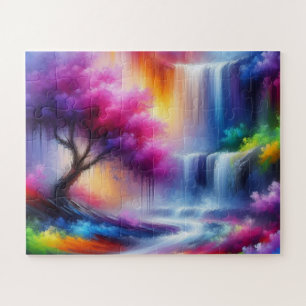 Puzzle AI Généré Paysage Abstrait Suredimensionné Pièces