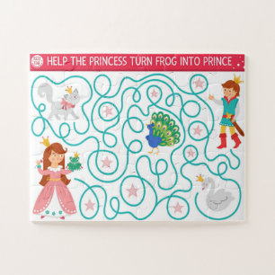 Puzzle Aider la princesse à transformer la grenouille en
