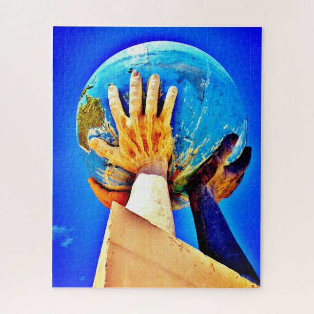 Puzzle Aider les mains (Vertical)