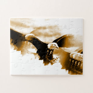 Puzzle Aigle dans l'art de vol