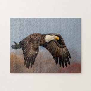 Puzzle Aigle de Bald en vol