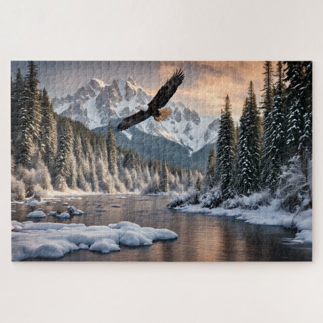 Puzzle Aigle Majestic (Horizontal)