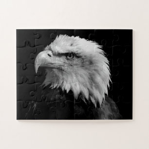 Puzzle Aigle noir et blanc - Animaux