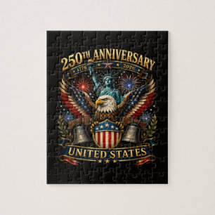 Puzzle Aigle patriotique du 250e anniversaire des États-U
