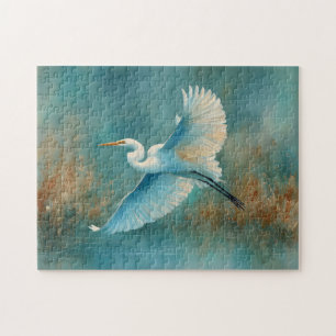 Puzzle Aiguille blanche dans l'aquarelle de vol