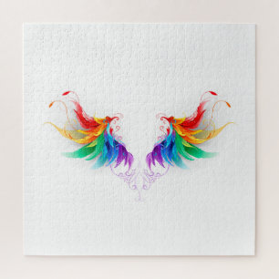 Puzzle Ailes arc-en-ciel douces