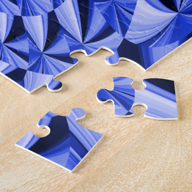 Puzzle Aimer le bleu... (Côté)