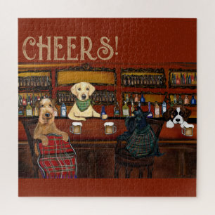 PUZZLE AIREDALE TERRIER & AMIS