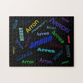 Puzzle Ajouter un nom ou un mot | multicolore