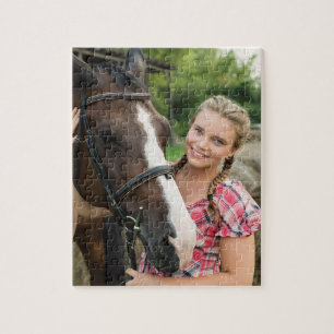 Puzzle Ajouter votre propre cheval Amoureux des animaux M