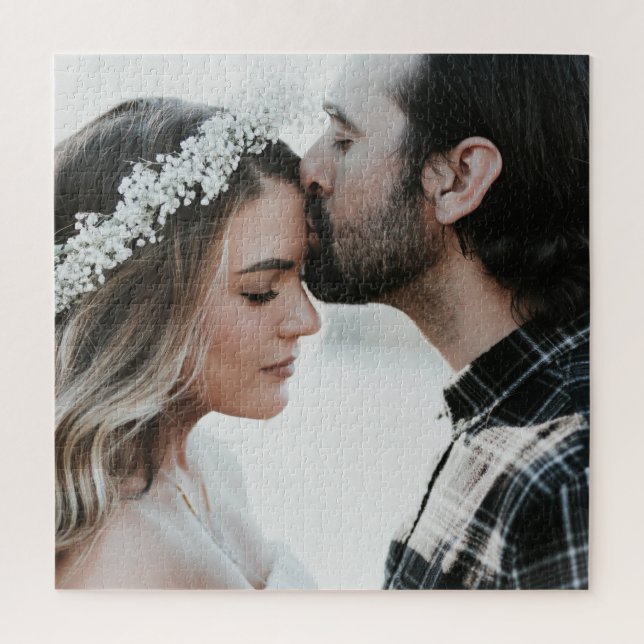 Puzzle Ajouter votre propre photo personnalisée double fa (Vertical)
