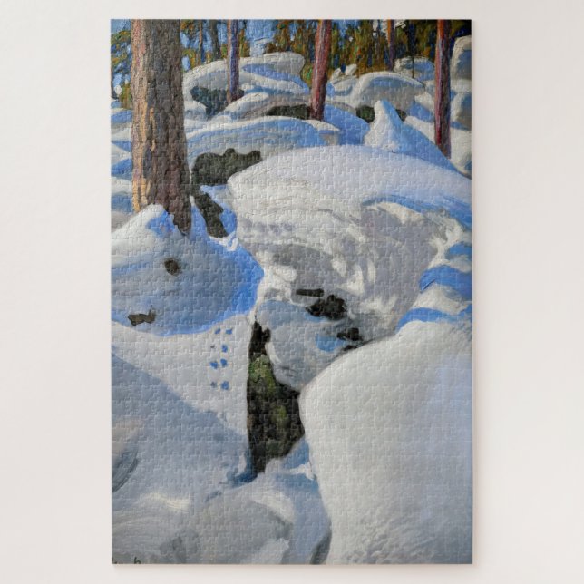 Puzzle Akseli Gallen-Kallela - Le repaire du Lynx (Vertical)