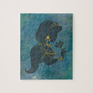 Puzzle Aladdin   Jasmine Gilded Silhouette