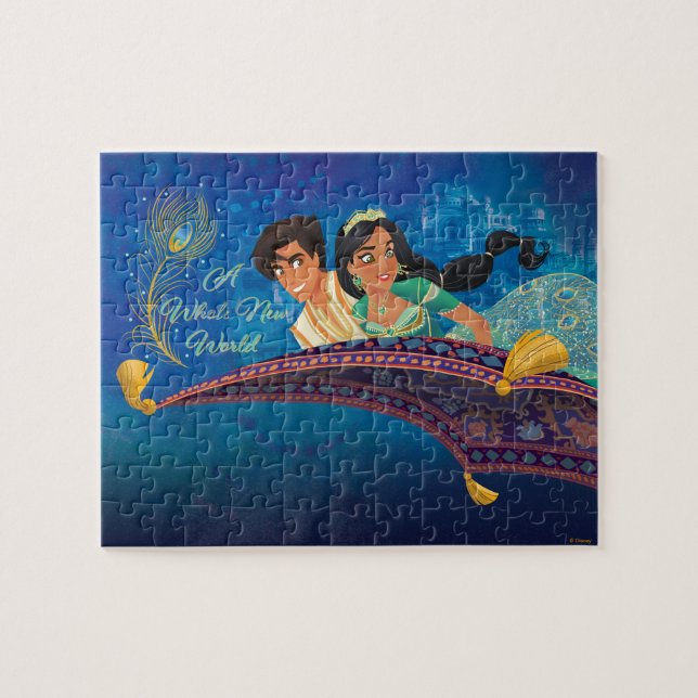 Puzzle Aladdin | Un nouveau monde entier (Horizontal)