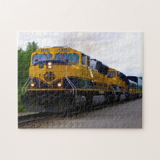 Puzzle Alaska Railcar. (Horizontal)