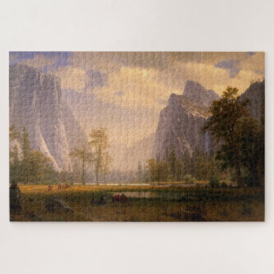 Puzzle albert bierstadt - peinture de la vallée de yosemi