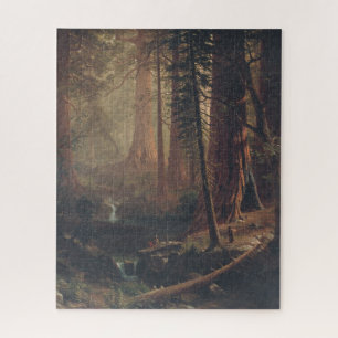 Puzzle Albert Bierstadt Redwood Trees géant de Californi